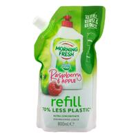 Morning Fresh Dishwashing Liquid Refill Ultra Concentrate Raspberry and Apple 800mL