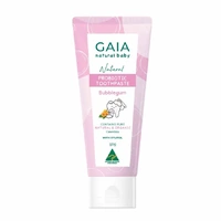 GAIA Natural Baby Natural Probiotic Toothpaste Bubblegum 50g