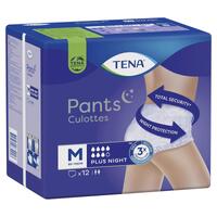 Tena Pants Culottes Plus Night Medium 80-110cm 7D Pack of 12's