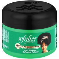 Sofn'Free Black Castor Oil Afro Blowout Softening Relaxer 250mL