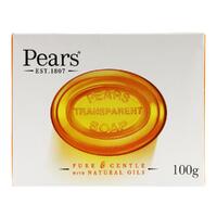 Pears Transparent Soap Bar Pure & Gentle with Natural Oils 100g
