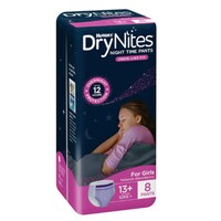 Huggies DryNites Girls Size 13 + Years (52kg +) Pack of 8's