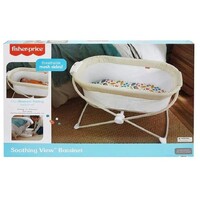 Fisher-Price Soothing View Bassinet Portable Bedside Baby Crib 