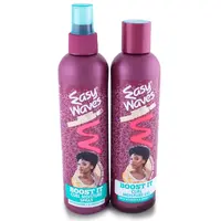 Easy Waves 'Boost It' Curl Moisture Gel and Spray Argan Moroccan Oil Twin Pack