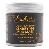 Shea Moisture Clarifying Mud Mask with African Black Soap, Tamarind Extract, and Tea Tree Oil 170g