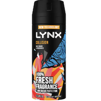 Lynx Collisions Skateboard & Fresh Roses Aerosol Deodorant 165mL