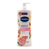 Vaseline Body Lotion Superfood Freshlock Peach 320mL 