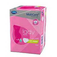 Molicare Premium Lady Pants Medium Discreet Underwear 5D (80cm-120cm) Pack of 8