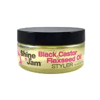 Shine 'n Jam Black Castor & Flaxseed Oil Styler Gel 226g(8oz)