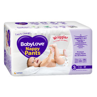 BabyLove Nappy Pants Size 3 Wriggler 7 - 11KG 38's