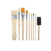 Art and Craft Brush Set Assorted Set of 9