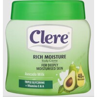 Clere Body Creme Avocado Milk 500mL