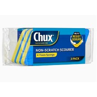 Chux Non Scratch Scourer Sponge Pack of 3's