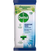 Dettol Multipurpose Disinfectant Cleaning Wipes Fresh Pack of 110's