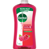 Dettol Raspberry Liquid Hand Wash Refill 950mL