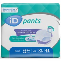 iD Pants Plus Extra Large 130 -170cm 1375mL  6.5D Pack of 14's