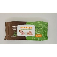 Snookums Bamboo Baby Wipes (Carton of12 Packs x 80 Wipes)