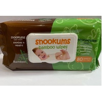 Snookums Bamboo Baby Wipes Pack of 80's