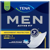 Tena Men Absorbent Protector Pads Level 2 4 Drop Pack of 10