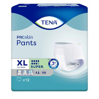 Tena Pants Super Extra Large Proskin 120-160cm 2010mL Pack of 12's