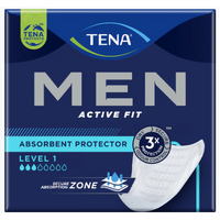 Tena Men Absorbent Protector Pads Level 1 3 Drop Pack of 12
