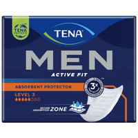 Tena Men Absorbent Protector Pads Level 3 5 Drop Pack of 8