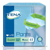 Tena Pants Super Medium  80-110cm 7D 2010mL Pack of 12's