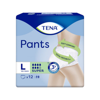 Tena Pants Super Large 100-135cm 7D 2010ml Pack 12's