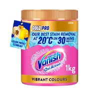 Vanish Napisan Gold Pro Multi Power Stain Remover Vibrant Colours 1kg